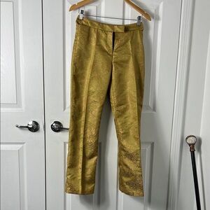Source Unknown Gold Straight Leg Pants